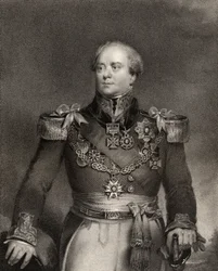 ジョンコクラン（fl.1821-65）によって彫刻された第1バロネット卿のアーキバルドキャンベル卿（ 『National Portrait Gallery』第4巻）から出版された1835年頃